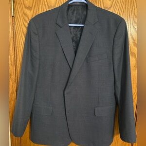 Stafford Travel Blazer Men’s 48R Classic Fit Dark Gray Sport Coat